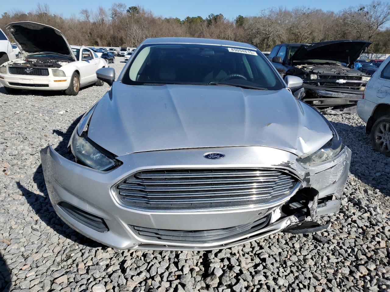 2013 Ford Fusion VIN 3FA6P0G79DR318381 Copart auction photo, front end damage thumbnail 5