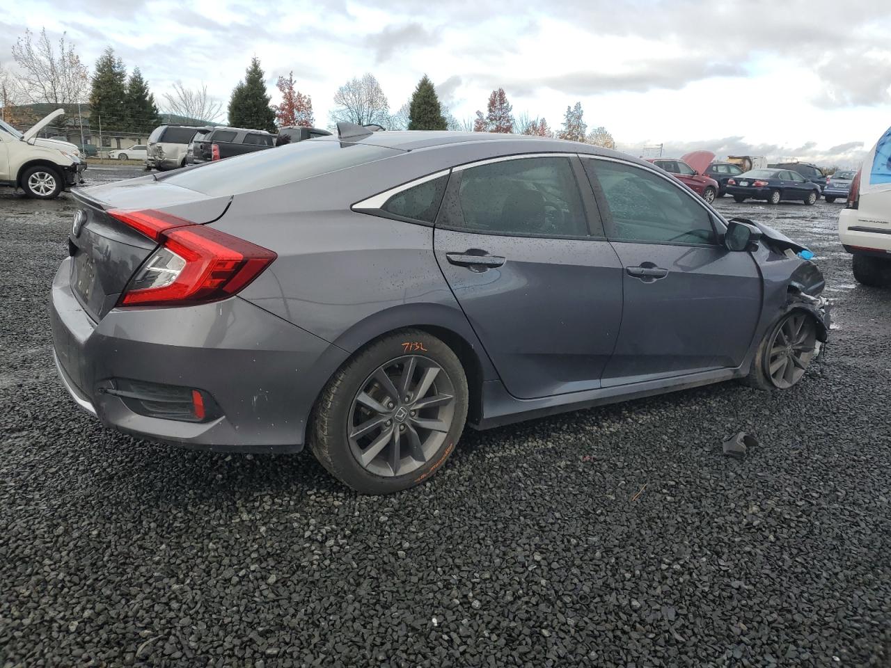 2020 Honda Civic VIN 19XFC1F33LE212928 Copart auction photo, front end damage thumbnail 3
