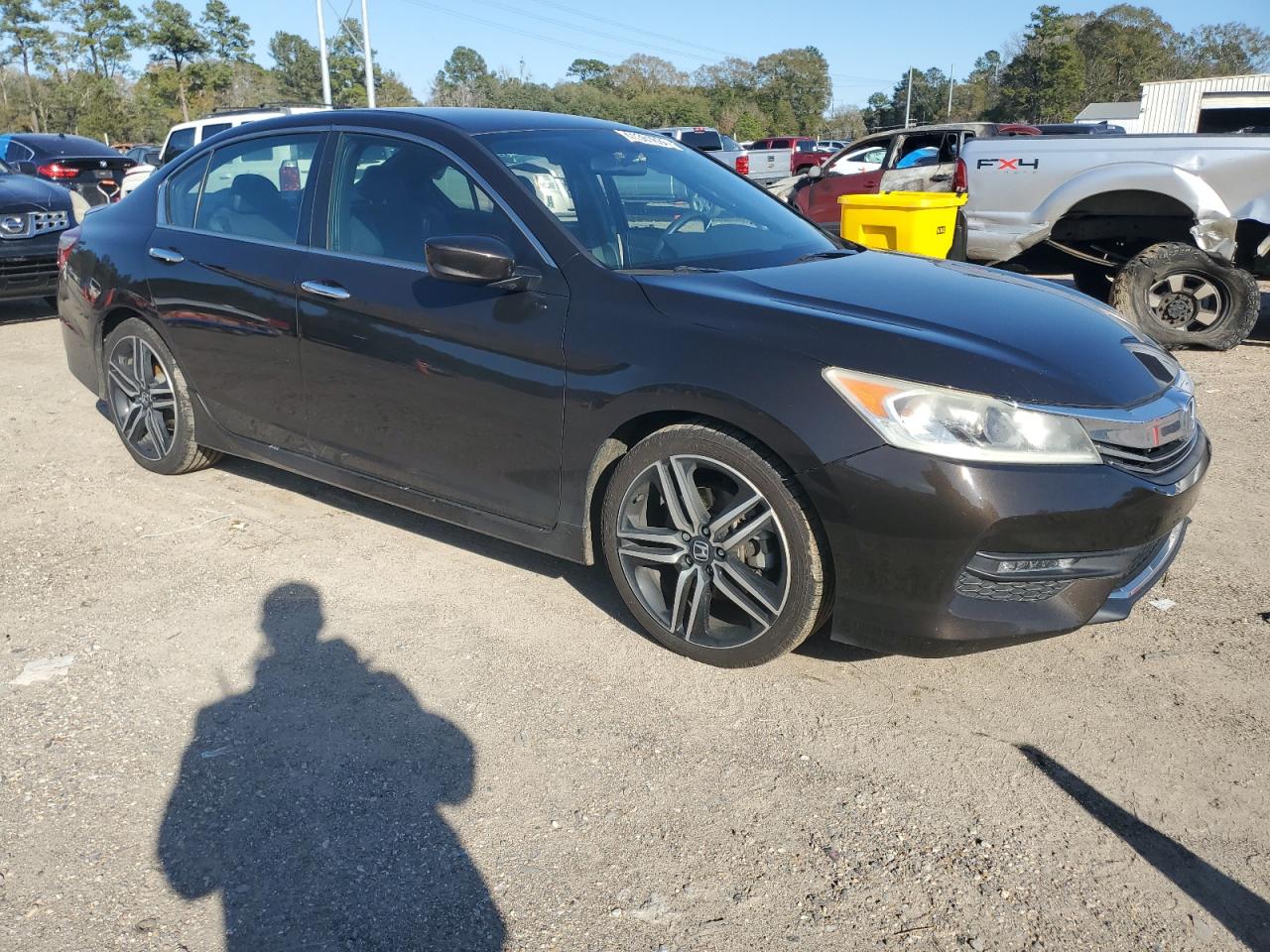 2017 Honda Accord VIN 1HGCR2F59HA077801 Copart auction photo, all over damage thumbnail 9