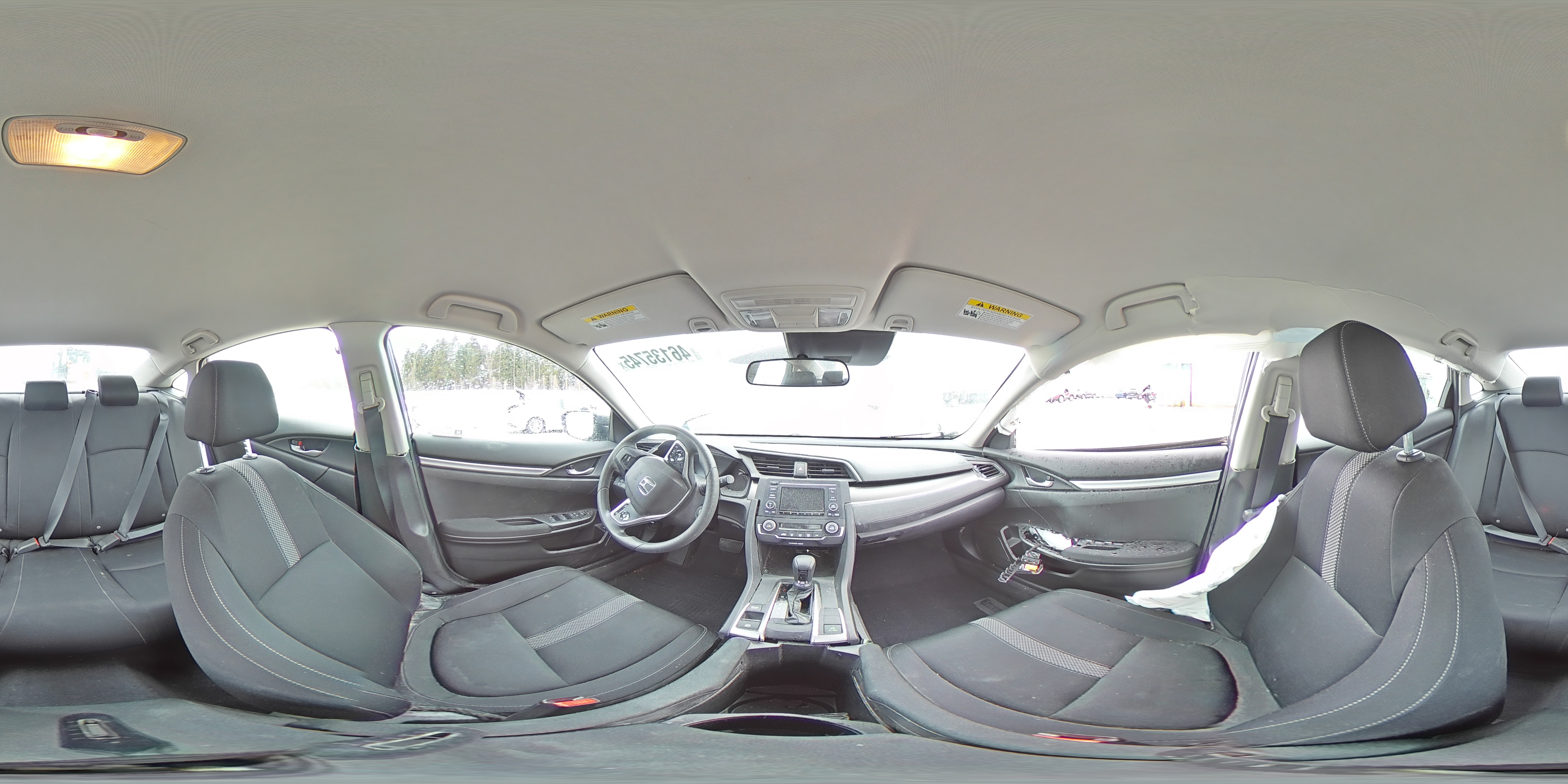 2021 Honda Civic VIN 2HGFC2F66MH505892 Copart auction photo, side / front end damage thumbnail 13