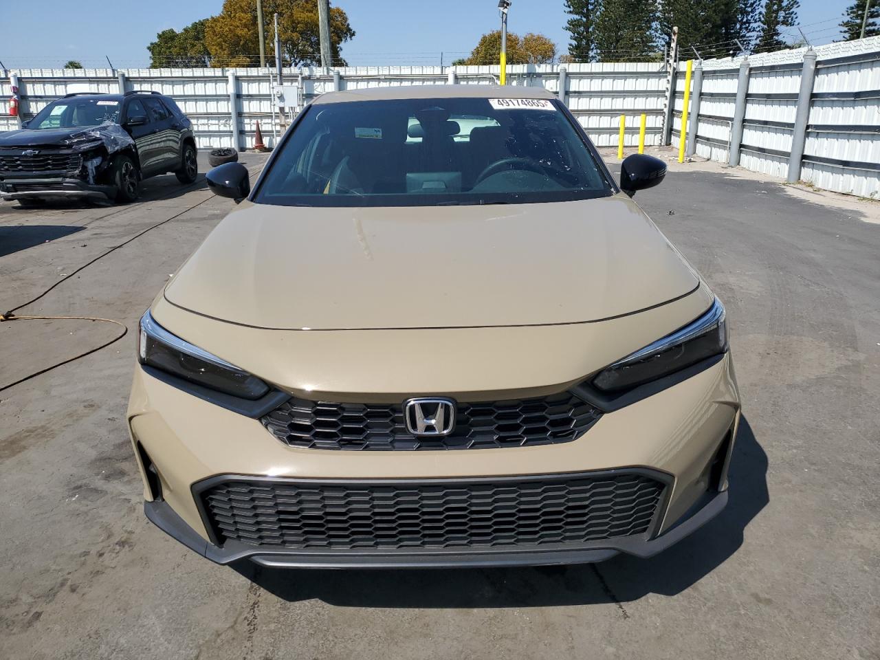 2025 Honda Civic VIN 19XFL2H82SE014323 Copart auction photo, rear end / side damage thumbnail 5
