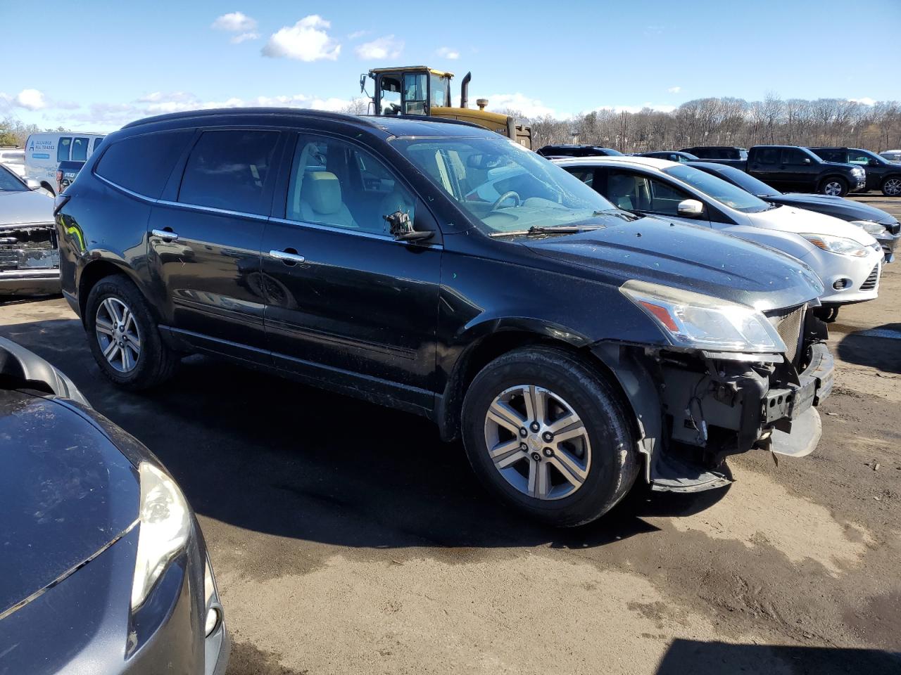 2015 Chevrolet Traverse VIN 1GNKVHKD1FJ228642 Copart auction photo, front end damage thumbnail 4
