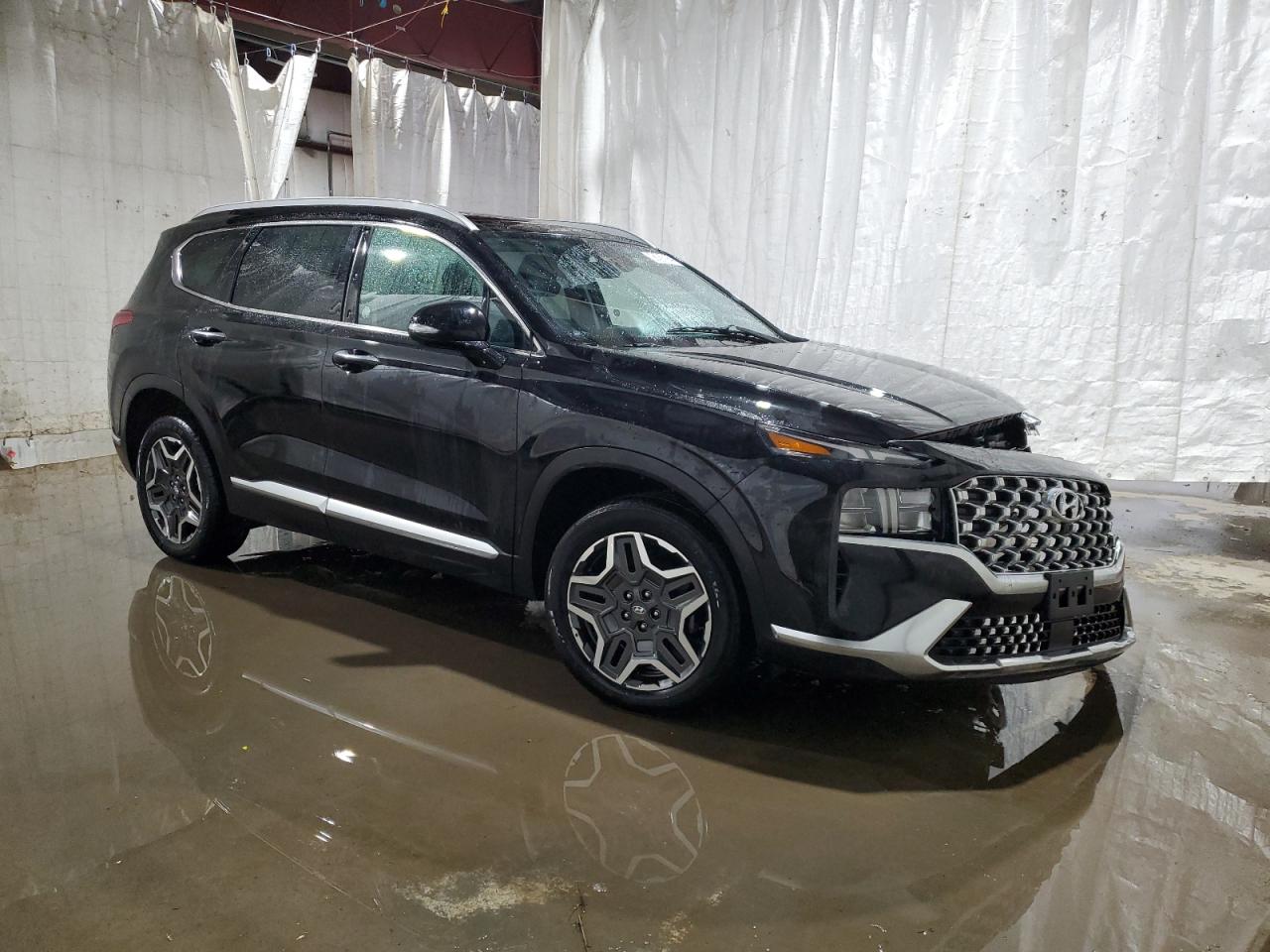 2023 Hyundai Santa Fe VIN 5NMS3DA18PH013247 Copart auction photo, front end / side damage thumbnail 4