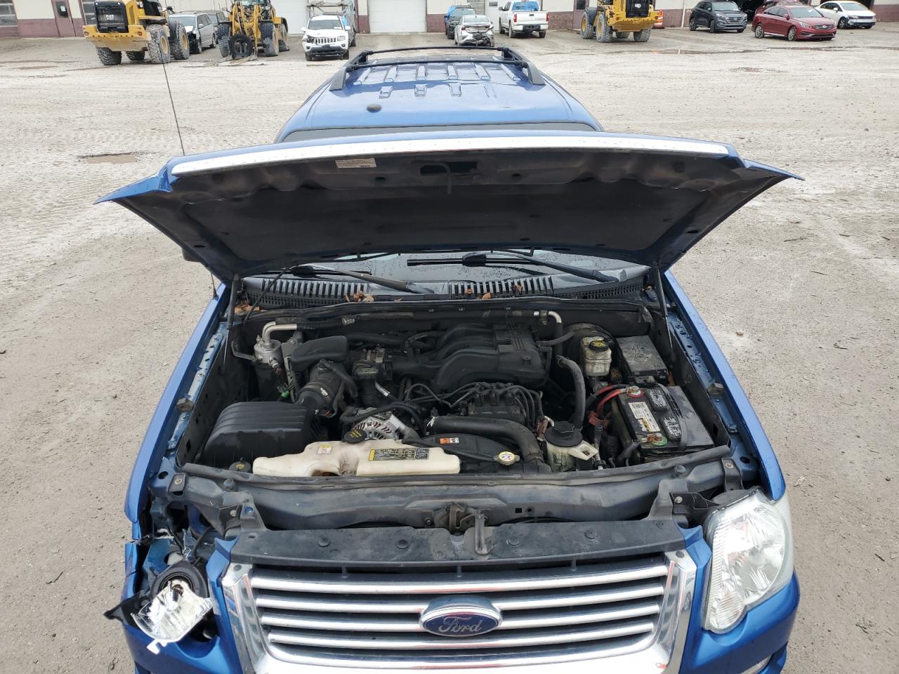2010 Ford Explorer VIN 1FMEU6DE7AUA98002 Copart auction photo, front end / minor dent/scratches damage thumbnail 12
