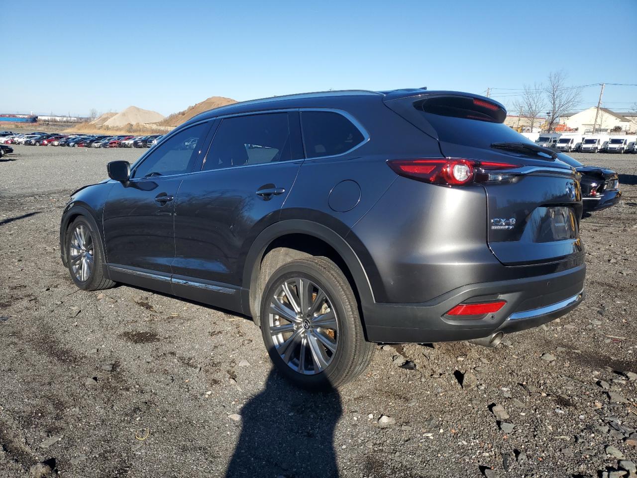 2022 Mazda CX-9 VIN JM3TCBEY3N0615820 Copart auction photo, front end / side damage thumbnail 2