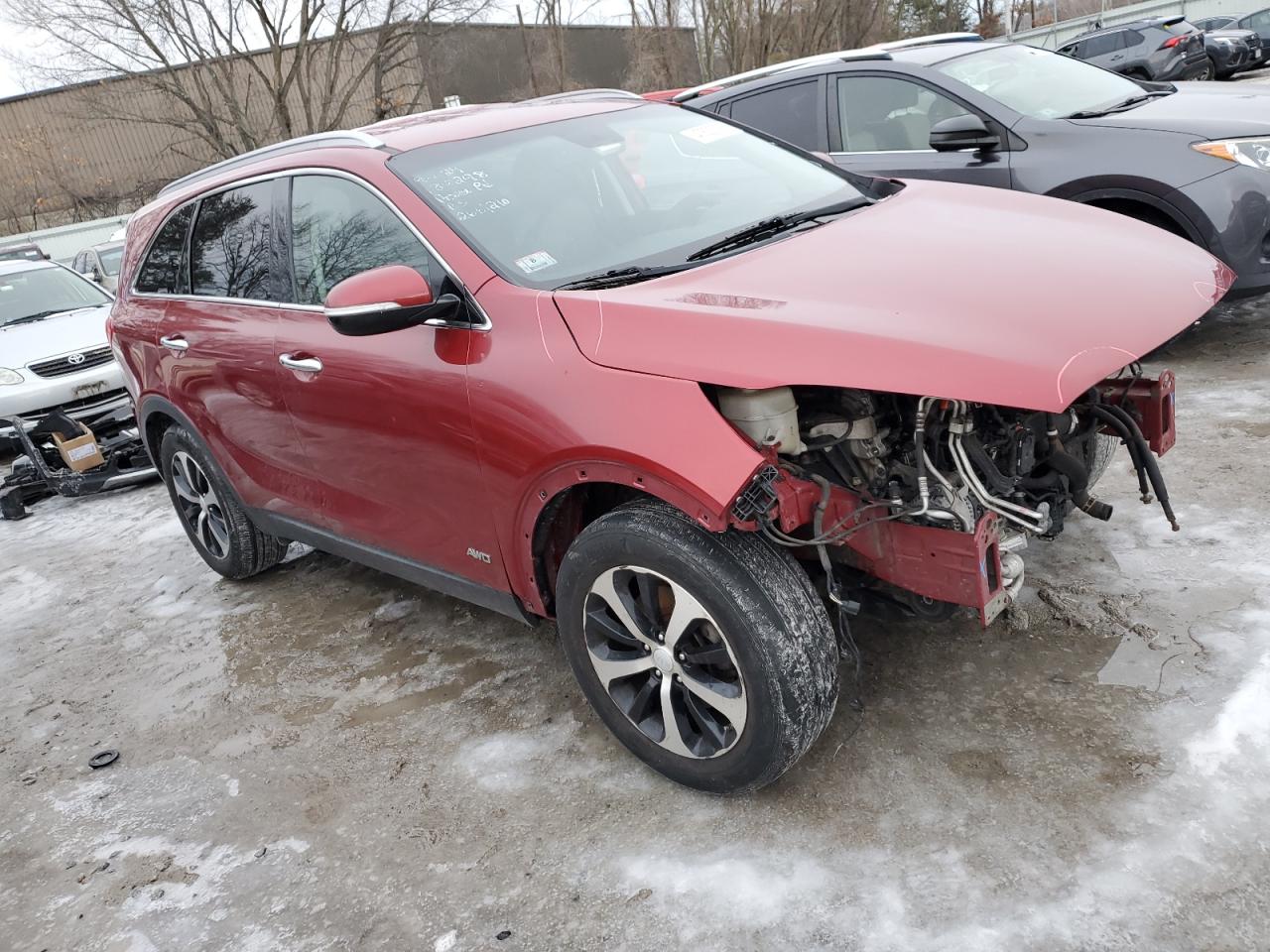2016 KIA Sorento VIN 5XYPHDA11GG187369 Copart auction photo, front end damage thumbnail 4