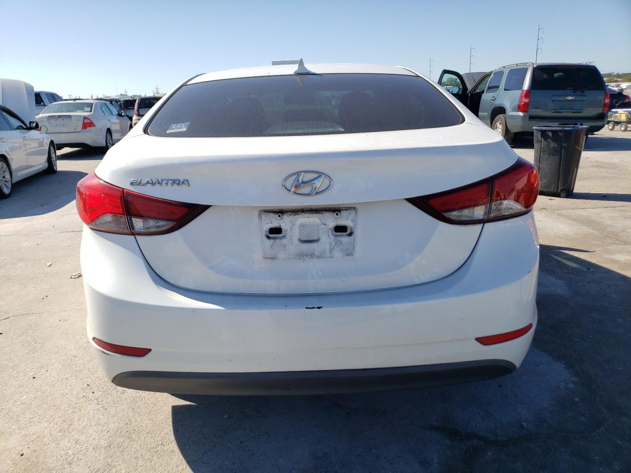 2015 Hyundai Elantra VIN 5NPDH4AE6FH651317 Copart auction photo, front end damage thumbnail 6