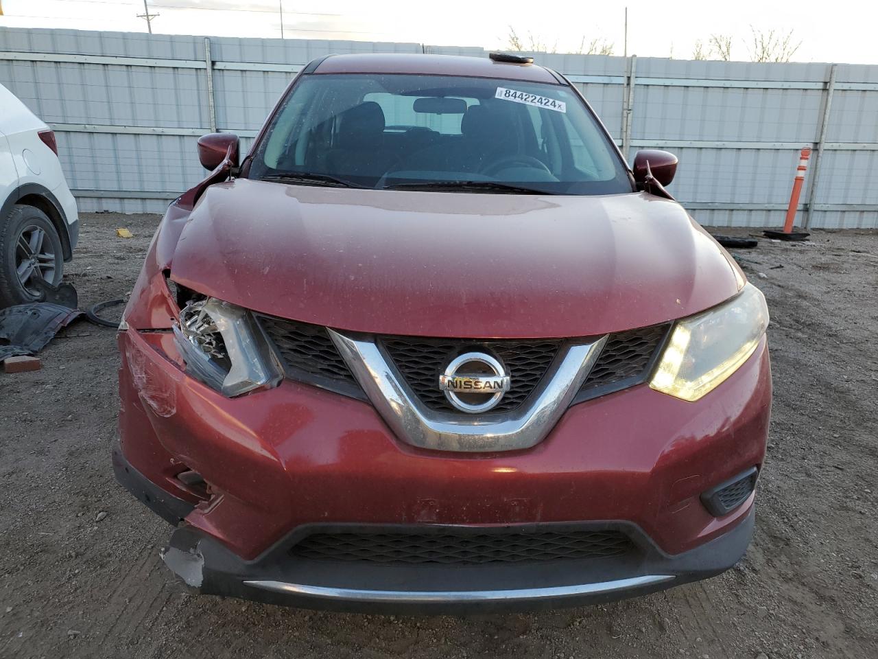 2016 Nissan Rogue VIN 5N1AT2MT8GC783651 Copart auction photo, all over damage thumbnail 5