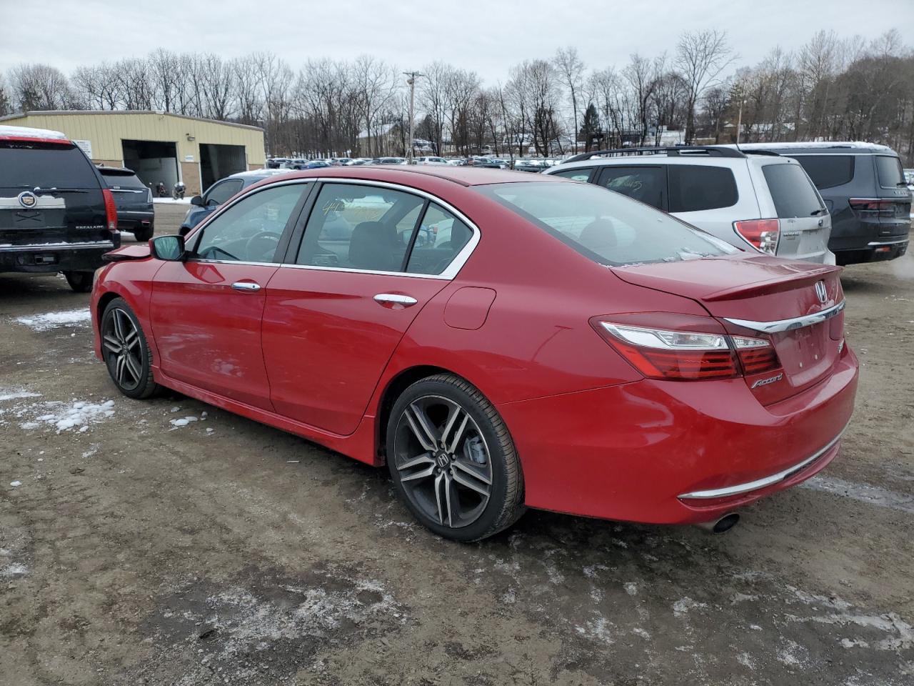 2017 Honda Accord VIN 1HGCR2F18HA300567 Copart auction photo, front end / minor dent/scratches damage thumbnail 2