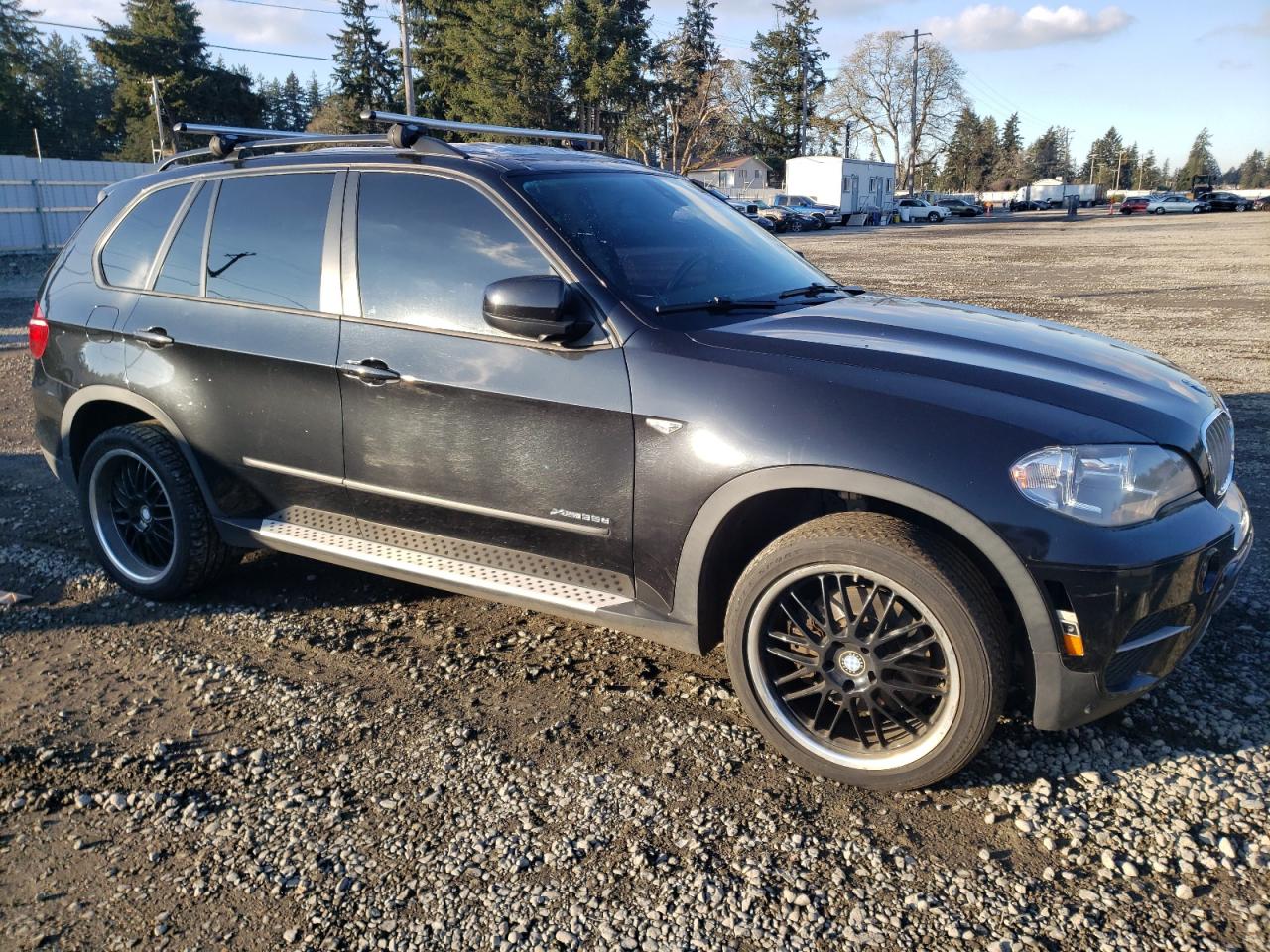 2012 BMW X5 VIN 5UXZW0C59CL664991 Copart auction photo, top/roof damage thumbnail 4