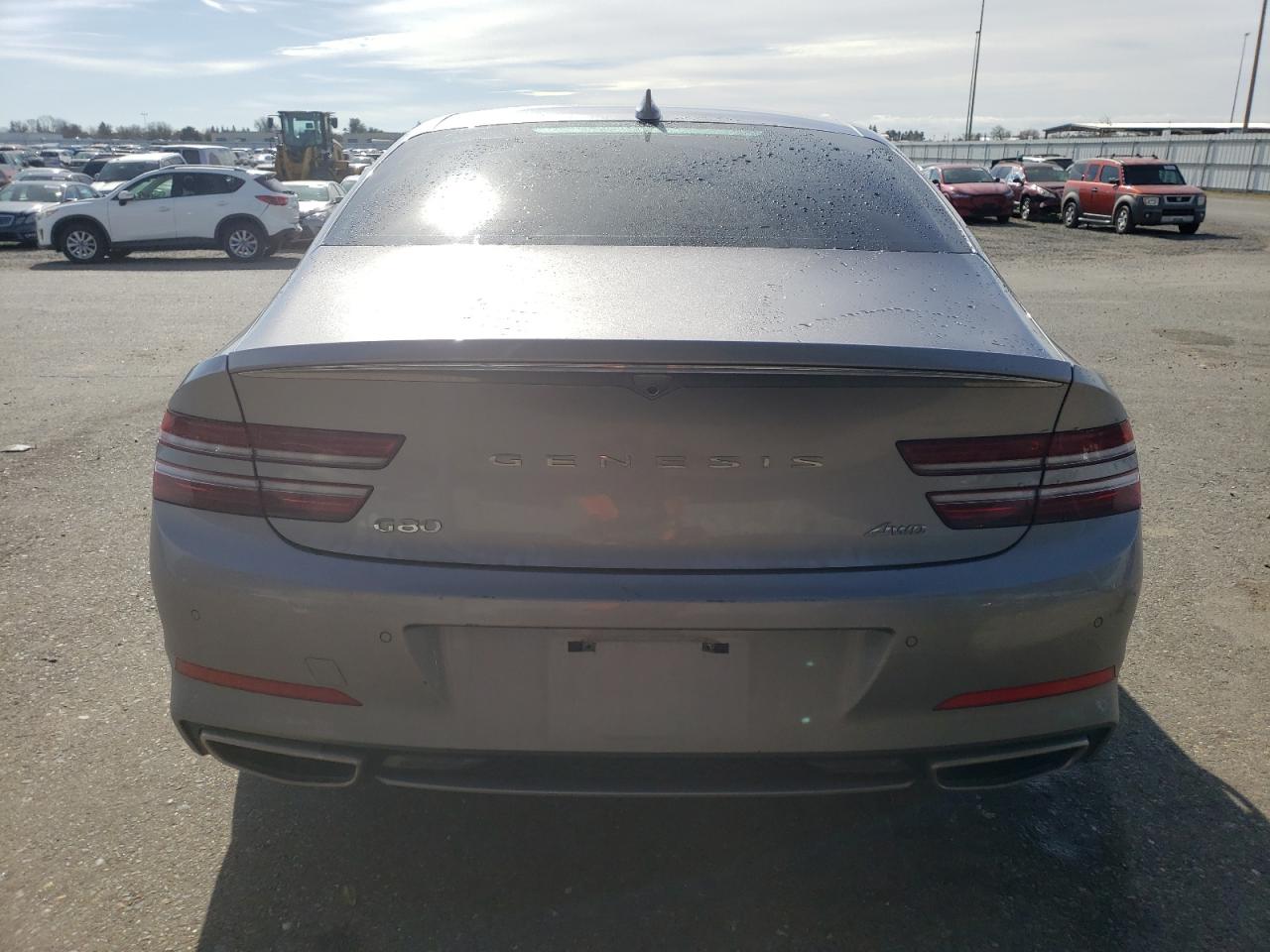 2023 Genesis G80 VIN KMTGB4SC3PU196012 Copart auction photo, front end damage thumbnail 6