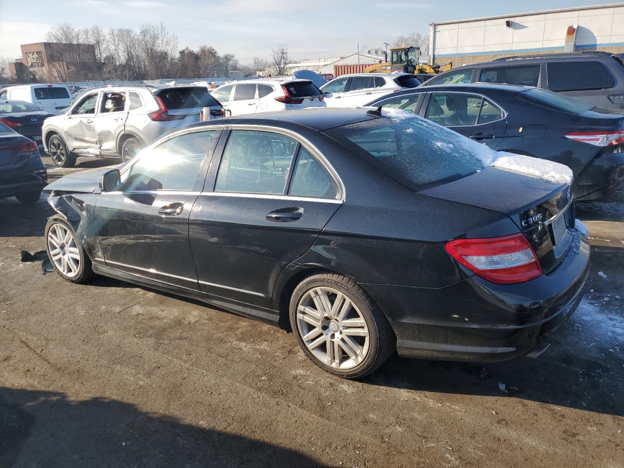 2009 Mercedes-Benz C-klasse VIN WDDGF81X79F233574 Copart auction photo, front end damage thumbnail 2