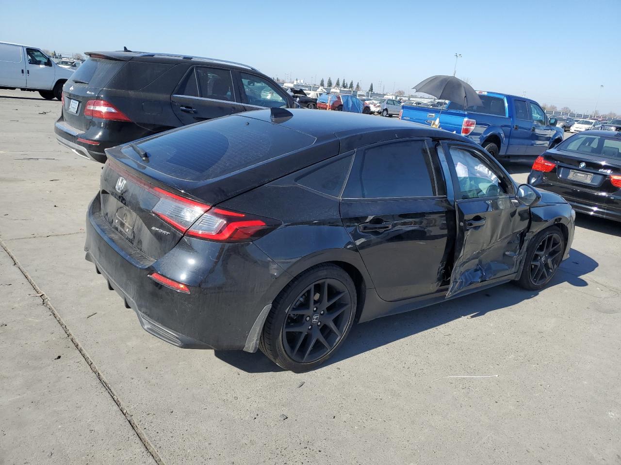 2023 Honda Civic VIN 19XFL2H80PE011251 Copart auction photo, side / front end damage thumbnail 3
