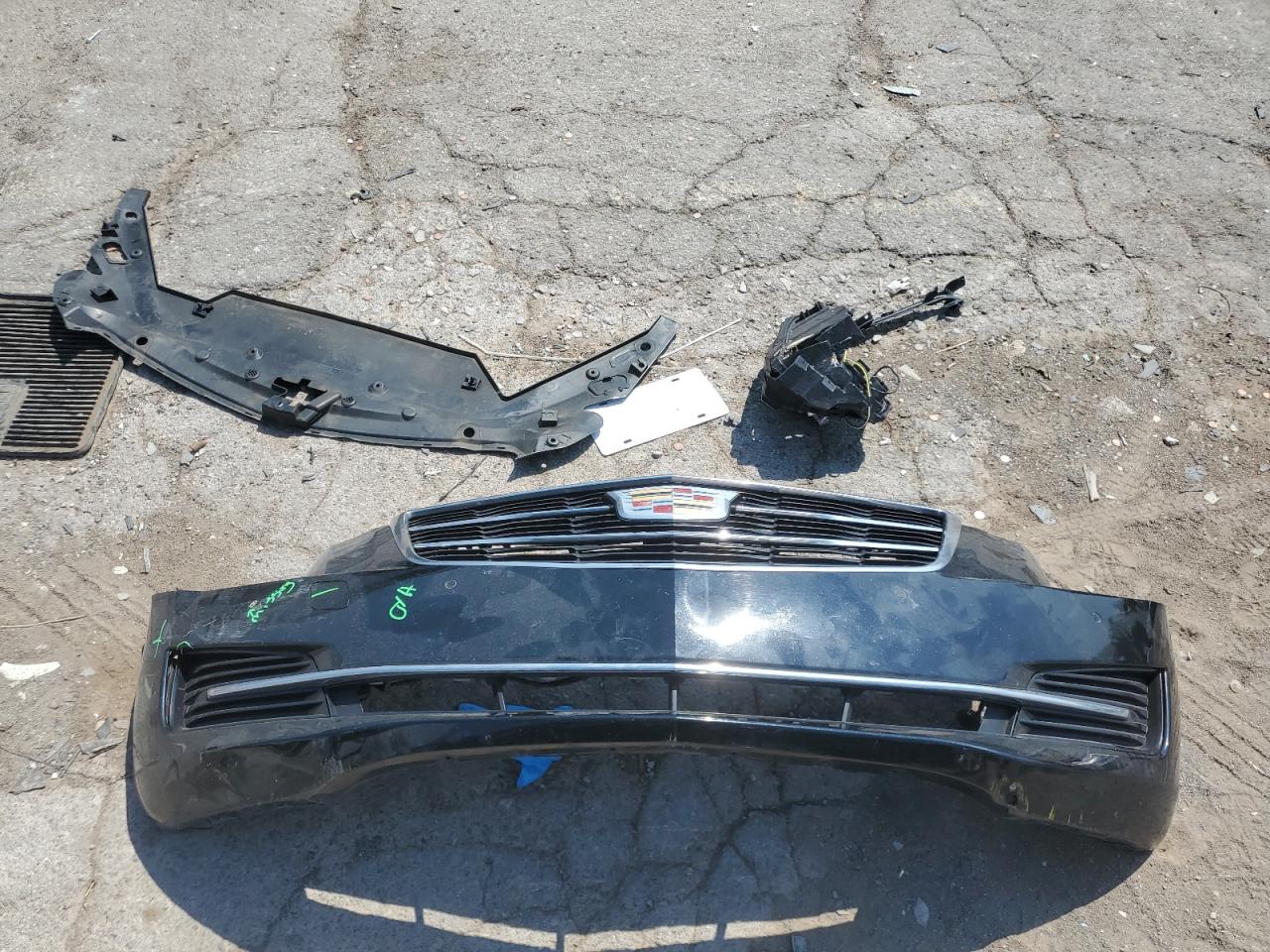 2016 Cadillac ATS VIN 1G6AB5RX2G0108001 Copart auction photo, side / front end damage thumbnail 12