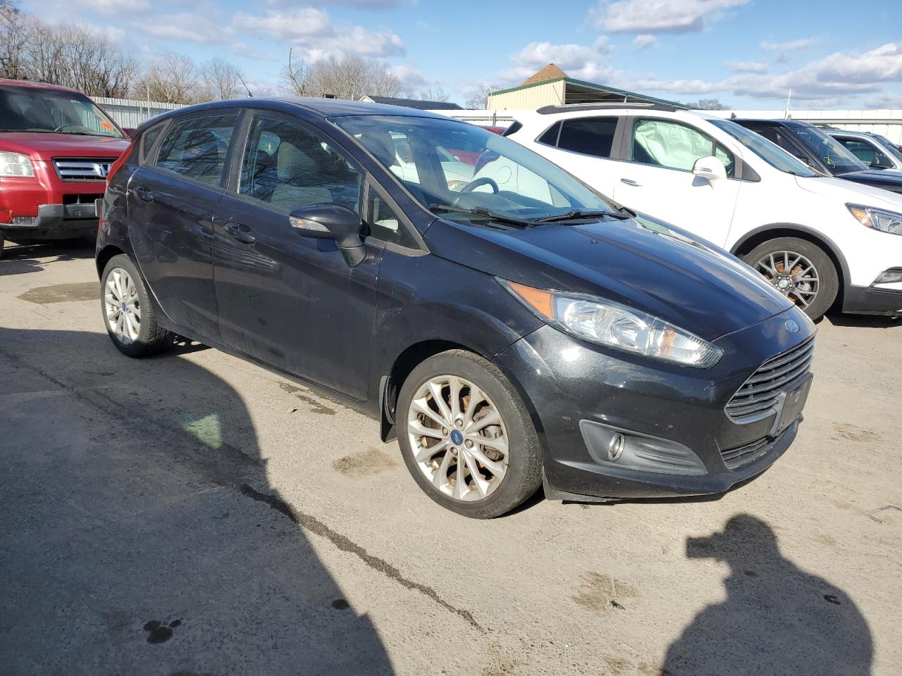 2014 Ford Fiesta VIN 3FADP4EJ5EM113667 Copart auction photo, minor dent/scratches damage thumbnail 4