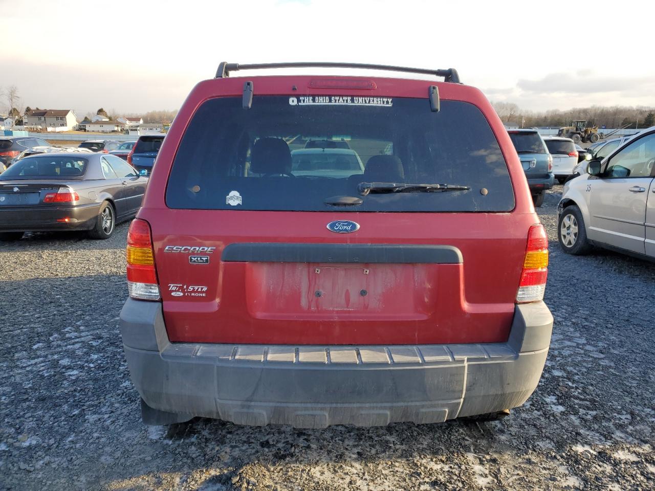 2005 Ford Escape VIN 1FMCU93135KA42504 Copart auction photo, front end / undercarriage damage thumbnail 6