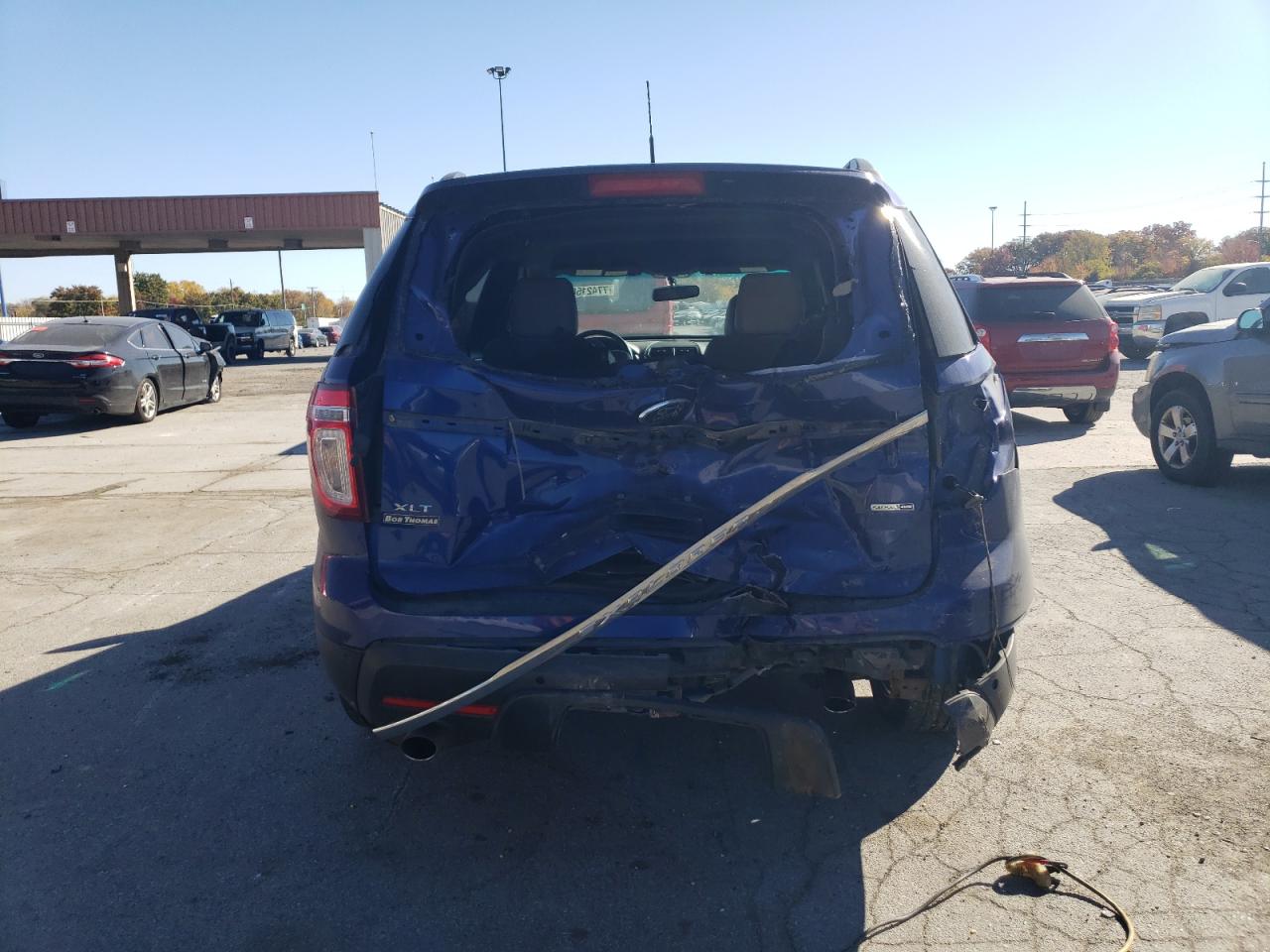 2013 Ford Explorer VIN 1FM5K8D8XDGB76867 Copart auction photo, all over damage thumbnail 6