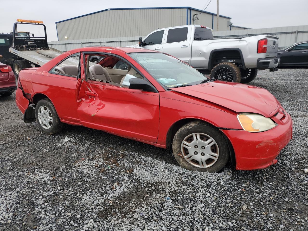 2002 Honda Civic VIN 1HGEM22522L050965 Copart auction photo, all over damage thumbnail 4
