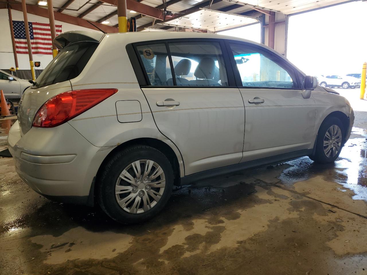 2010 Nissan Versa VIN 3N1BC1CP9AL446119 Copart auction photo, front end / rear end damage thumbnail 3