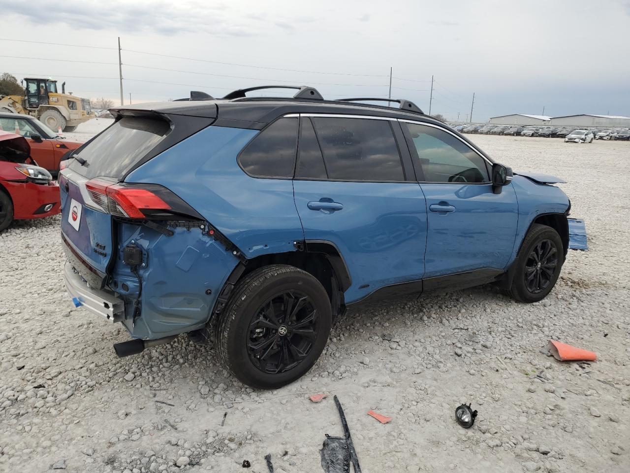 2024 Toyota RAV 4 VIN 4T3E6RFV2RU166816 Copart auction photo, side / stripped damage thumbnail 3