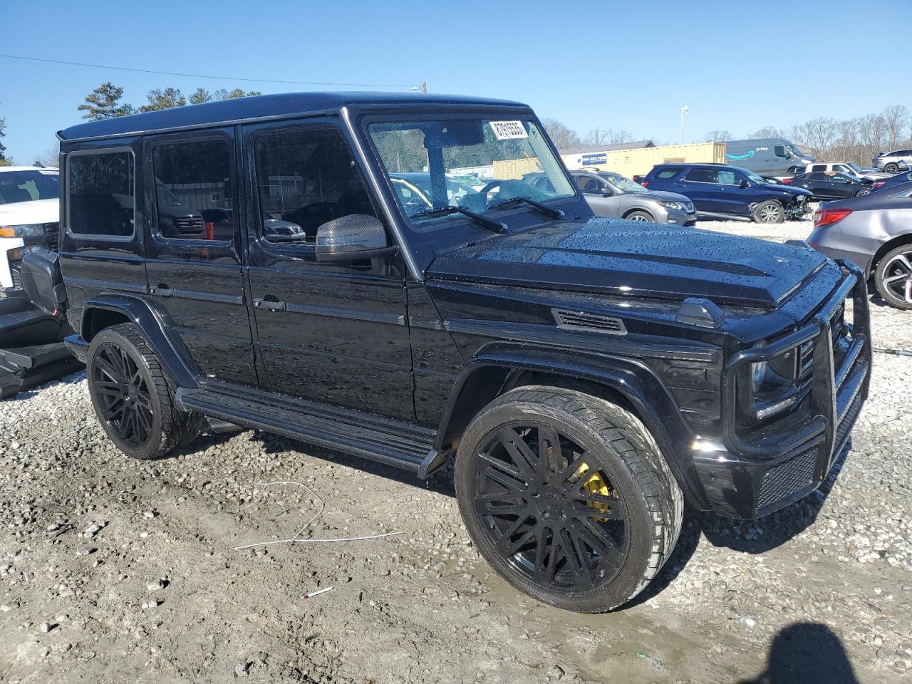 2017 Mercedes-Benz G-klasse VIN WDCYC3KF1HX270025 Copart auction photo, side / rear end damage thumbnail 4
