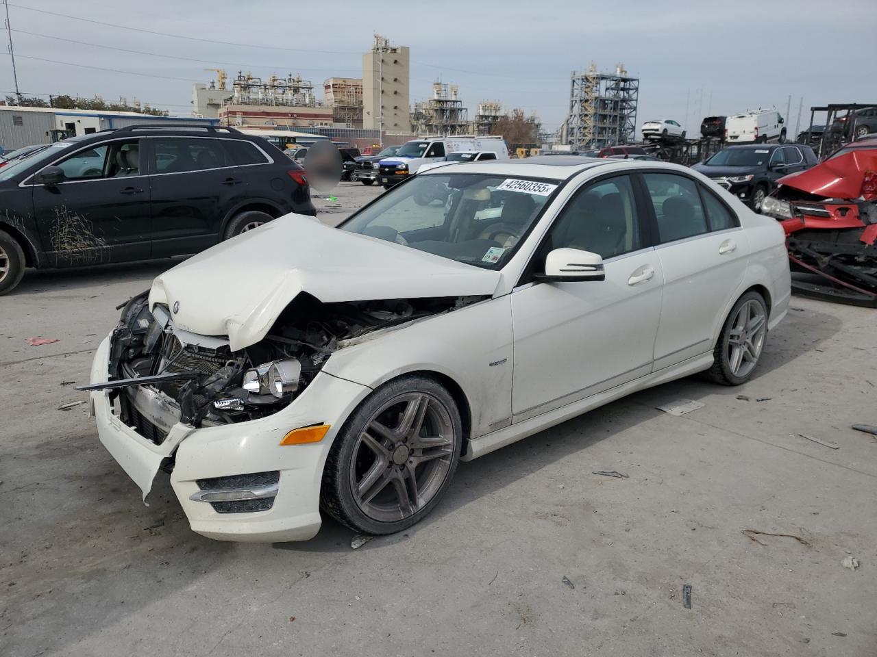 2012 Mercedes-Benz C-klasse VIN WDDGF4HB0CR219458