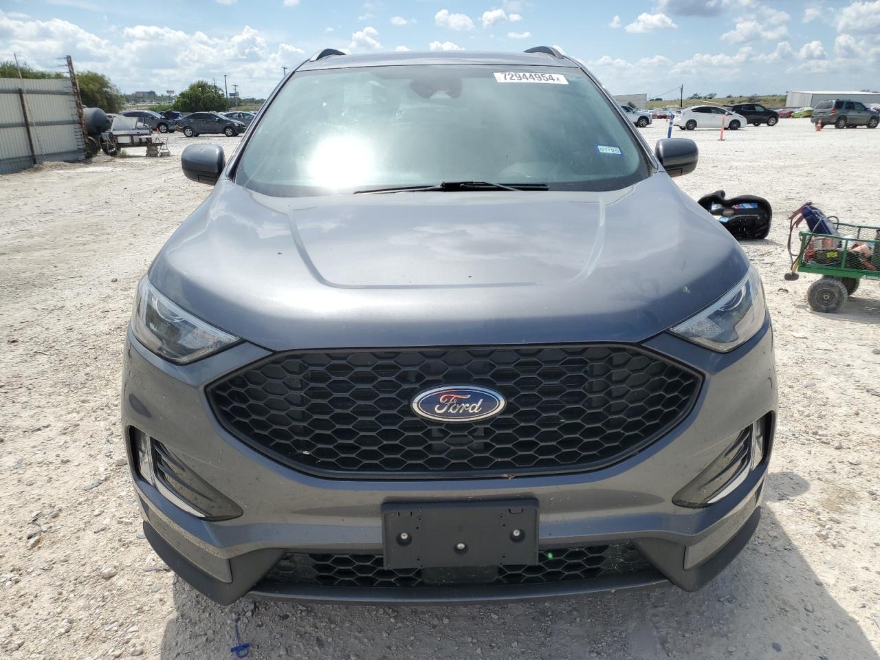 2021 Ford Edge VIN 2FMPK3J94MBA43649 Copart auction photo, side / front end damage thumbnail 5