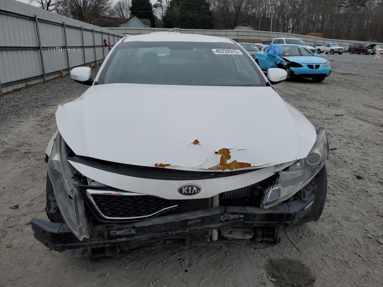 2013 KIA Optima VIN 5XXGR4A60DG157806 Copart auction photo, front end damage thumbnail 5