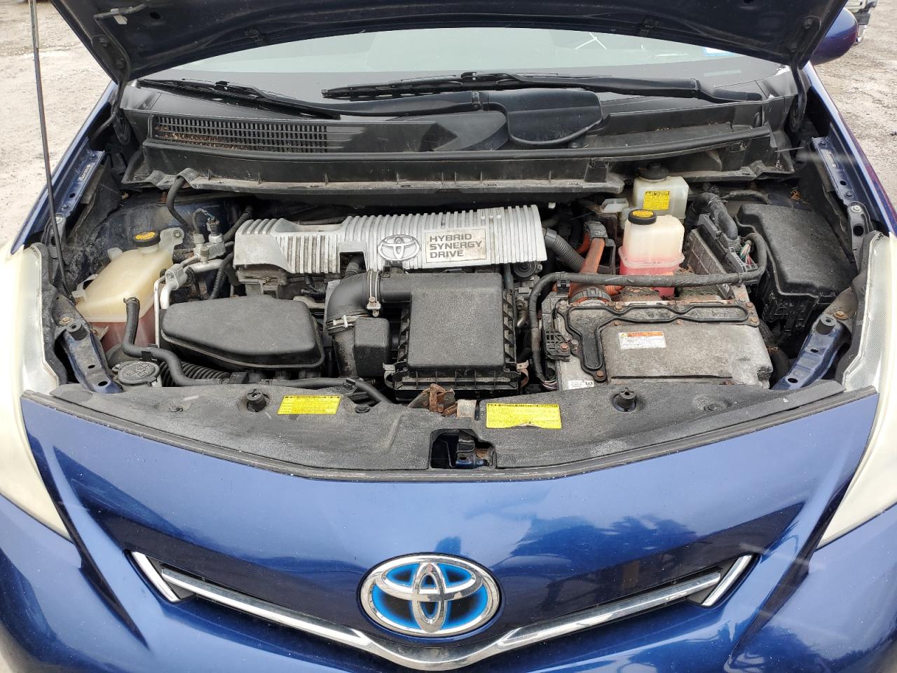 2012 Toyota Prius VIN JTDZN3EU9C3073554 Copart auction photo, rear end / side damage thumbnail 11