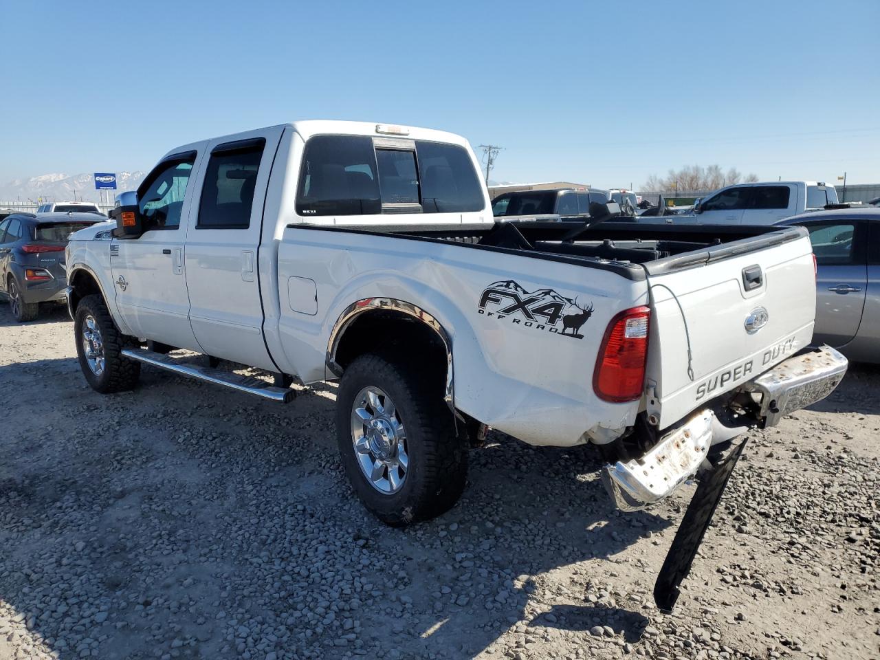 2014 Ford F350 VIN 1FT8W3BT8EEA53520 Copart auction photo, rear end damage thumbnail 2