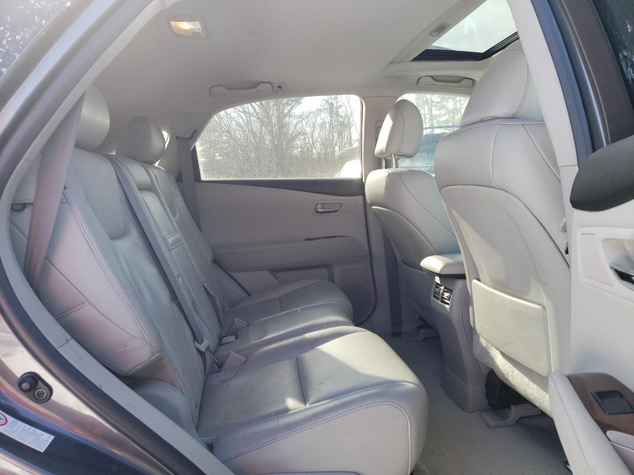 2012 Lexus RX VIN 2T2BK1BA7CC121127 Copart auction photo, side / front end damage thumbnail 11