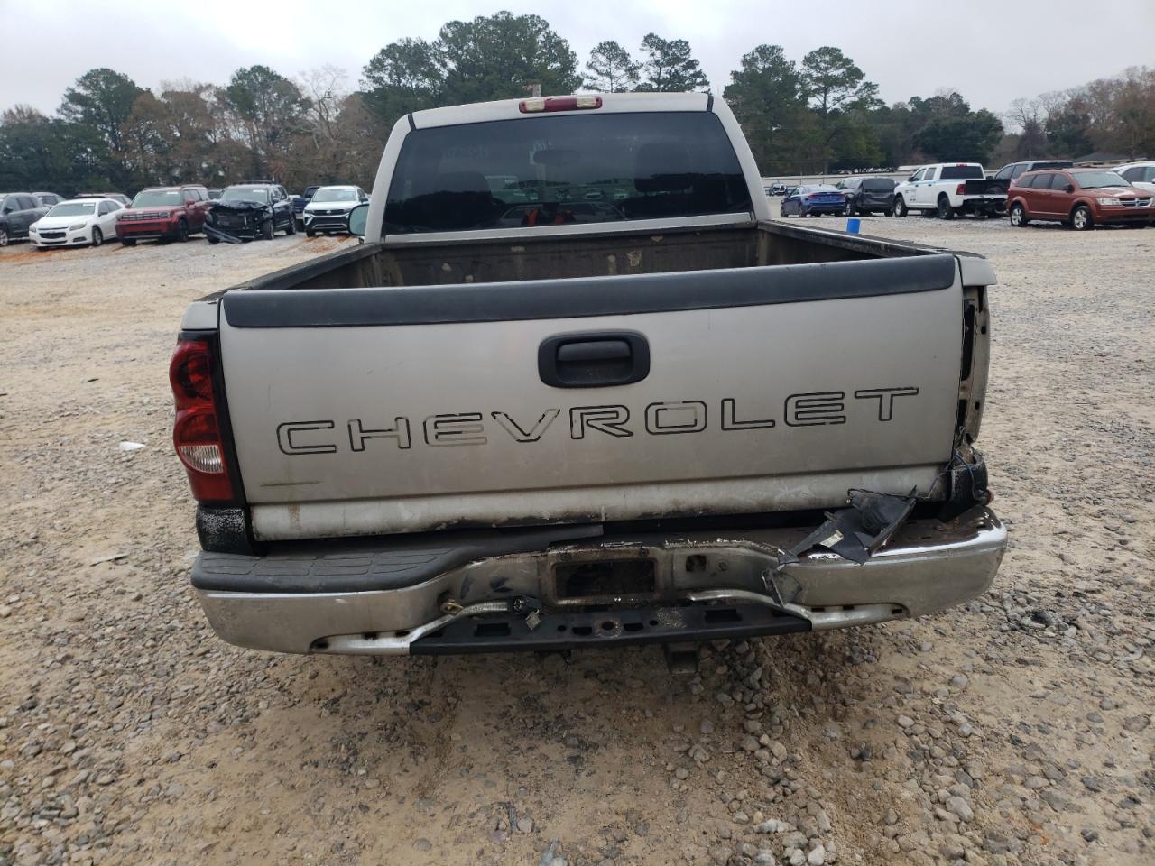 2004 Chevrolet Silverado VIN 1GCEC14X74Z345621 Copart auction photo, side damage thumbnail 6