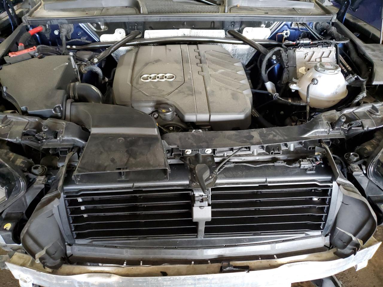 2021 Audi Q5 VIN WA1BAAFY0M2050524 Copart auction photo, front end damage thumbnail 11