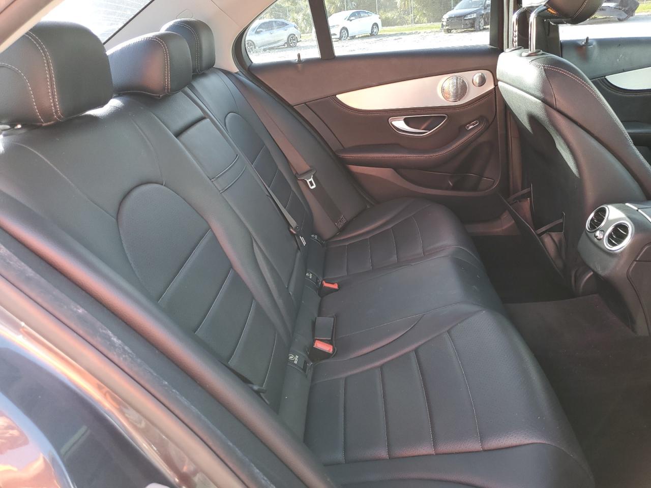 2015 Mercedes-Benz C-klasse VIN 55SWF4KB0FU022118 Copart auction photo, hail / minor dent/scratches damage thumbnail 10