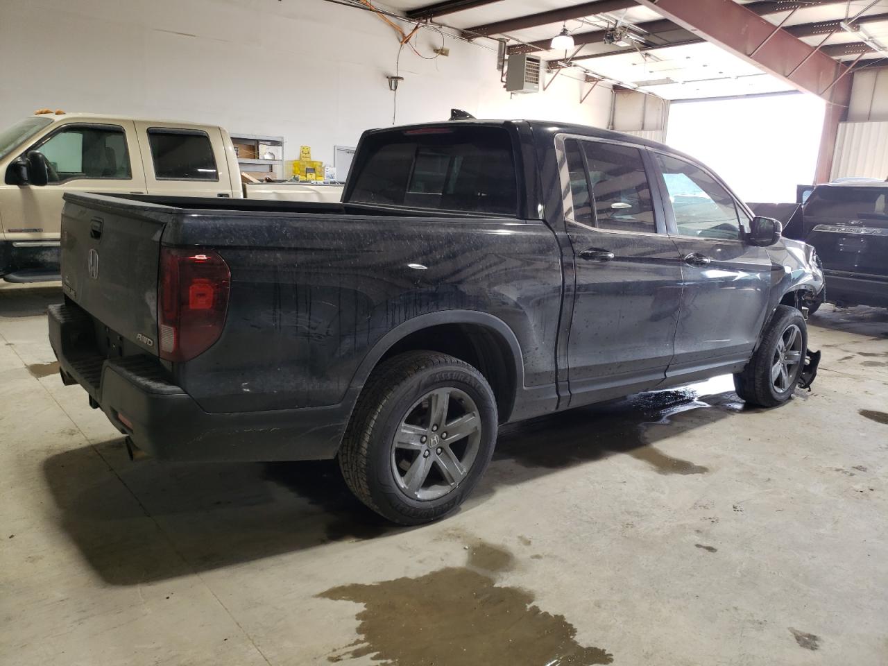 2022 Honda Ridgeline VIN 5FPYK3F54NB004098 Copart auction photo, front end damage thumbnail 3