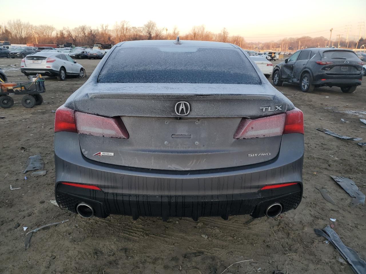 2018 Acura TLX VIN 19UUB3F64JA003389 Copart auction photo, front end damage thumbnail 6