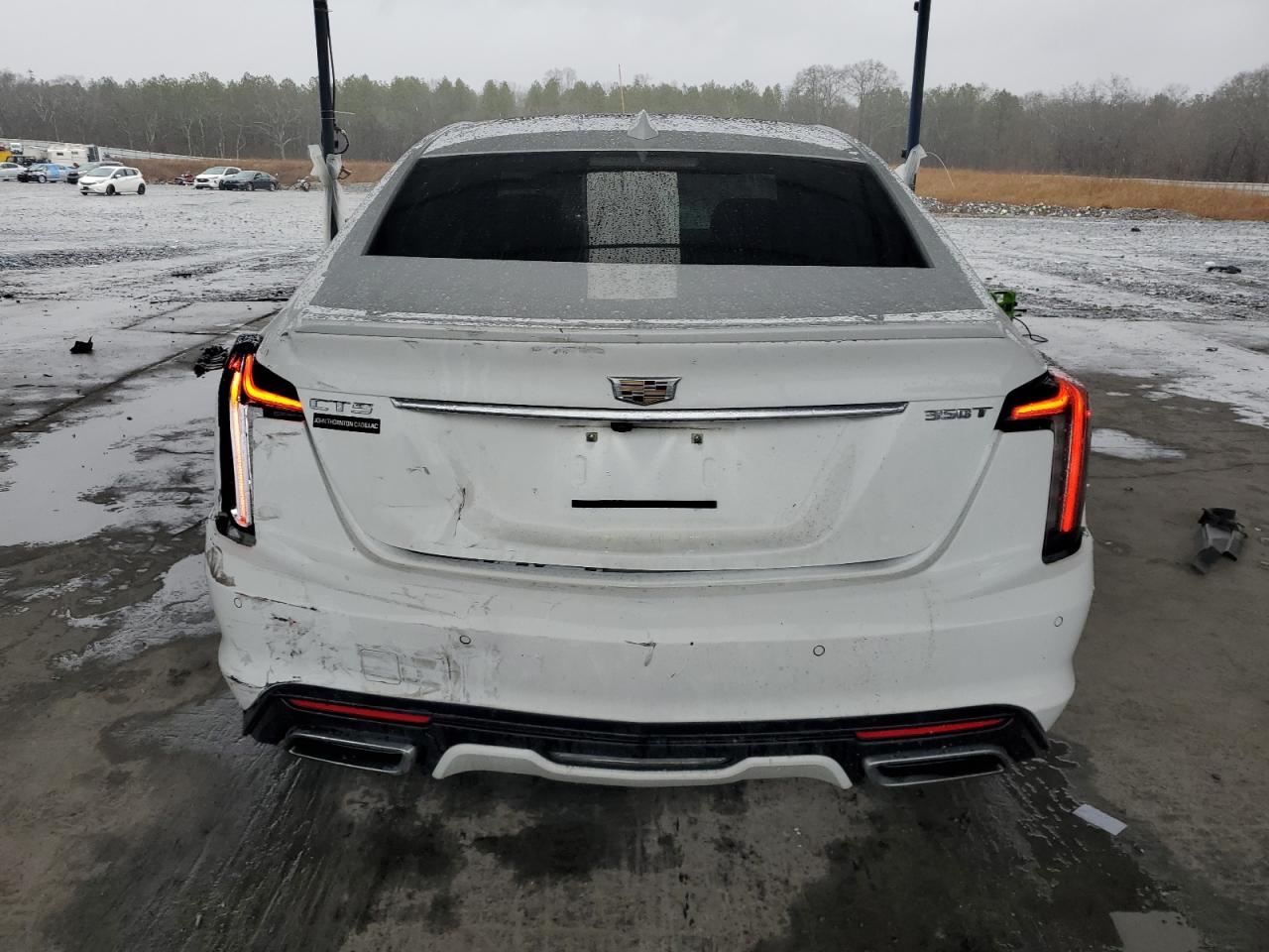 2021 Cadillac CT5 VIN 1G6DP5RKXM0114966 Copart auction photo, rear end / front end damage thumbnail 6