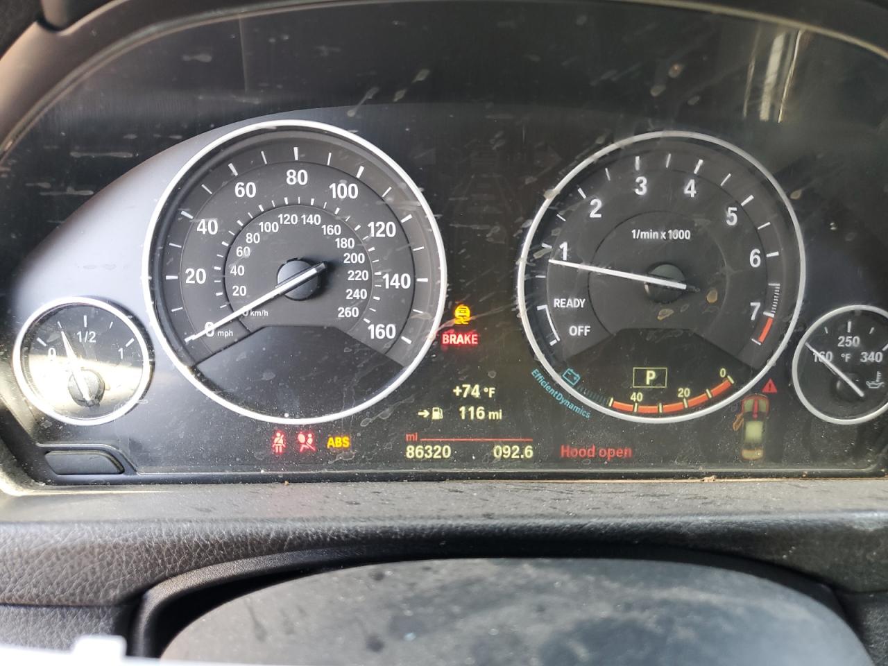 2015 BMW 3er VIN WBA3C1C50FK122773 Copart auction photo, rear end damage thumbnail 9