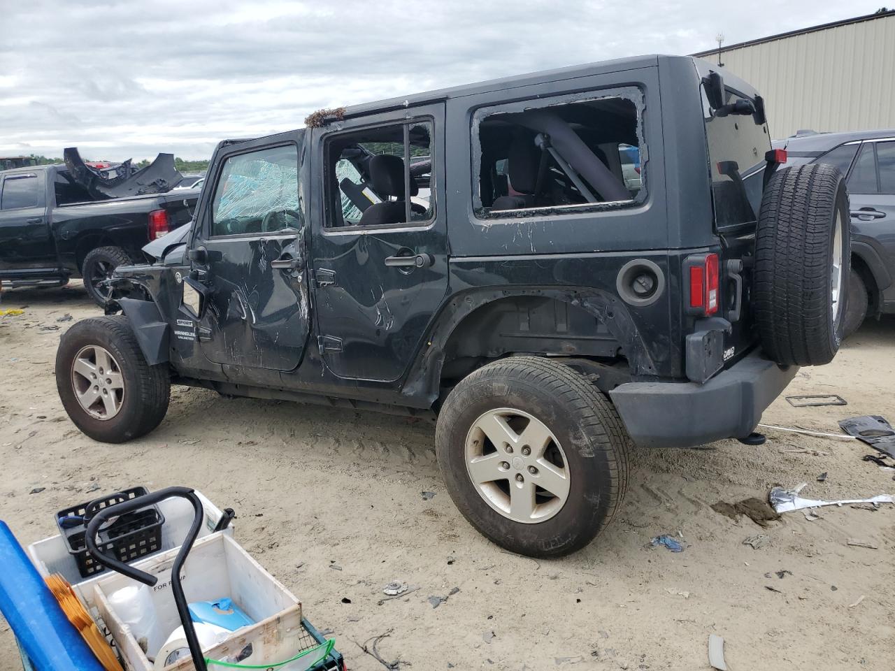 2015 Jeep Wrangler VIN 1C4BJWDG2FL559637 Copart auction photo, all over damage thumbnail 2