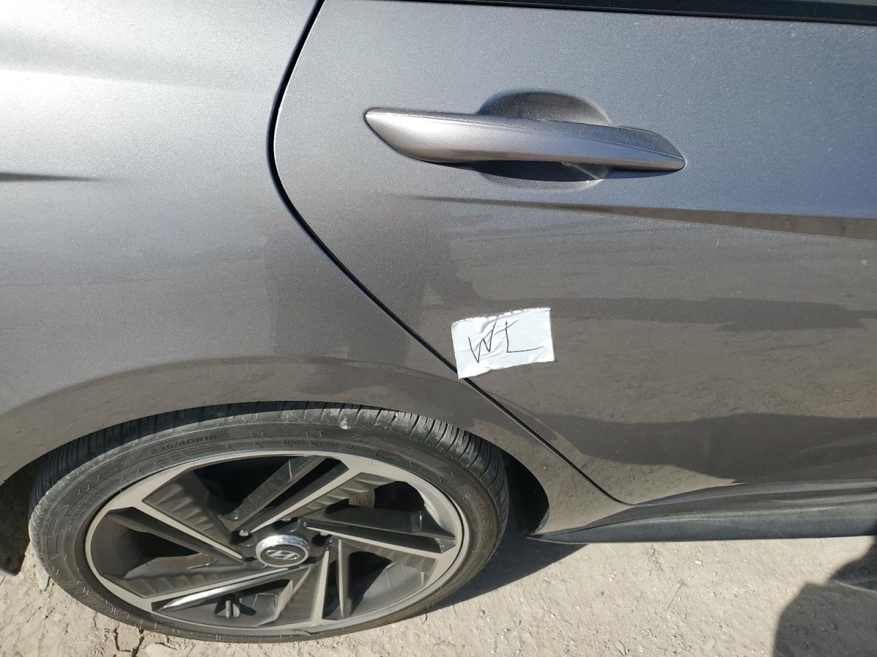 2023 Hyundai Elantra VIN KMHLR4AF3PU581165 Copart auction photo, water/flood damage thumbnail 12