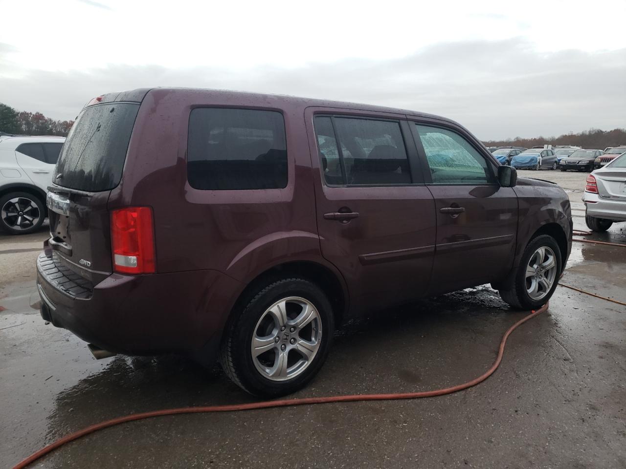 2014 Honda Pilot VIN 5FNYF4H59EB056780 Copart auction photo, front end damage thumbnail 3