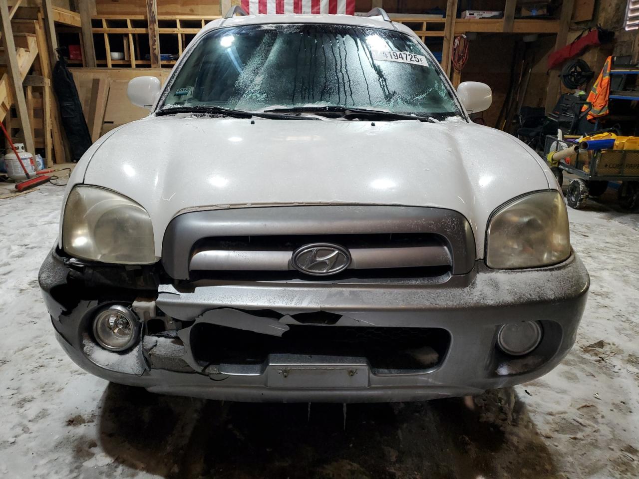 2006 Hyundai Santa Fe VIN KM8SC73D56U069948 Copart auction photo, front end damage thumbnail 5