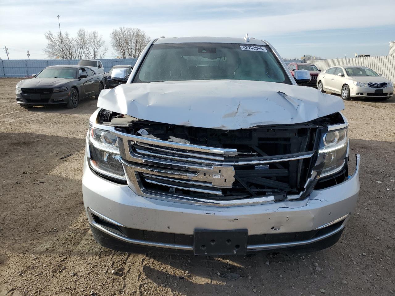 2017 Chevrolet Suburban VIN 1GNSKJKC0HR402146 Copart auction photo, front end damage thumbnail 5