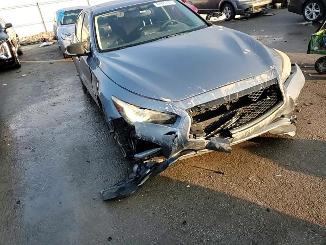 2014 Infiniti Q50 VIN JN1BV7AR0EM691968 Copart auction photo, front end damage thumbnail 10