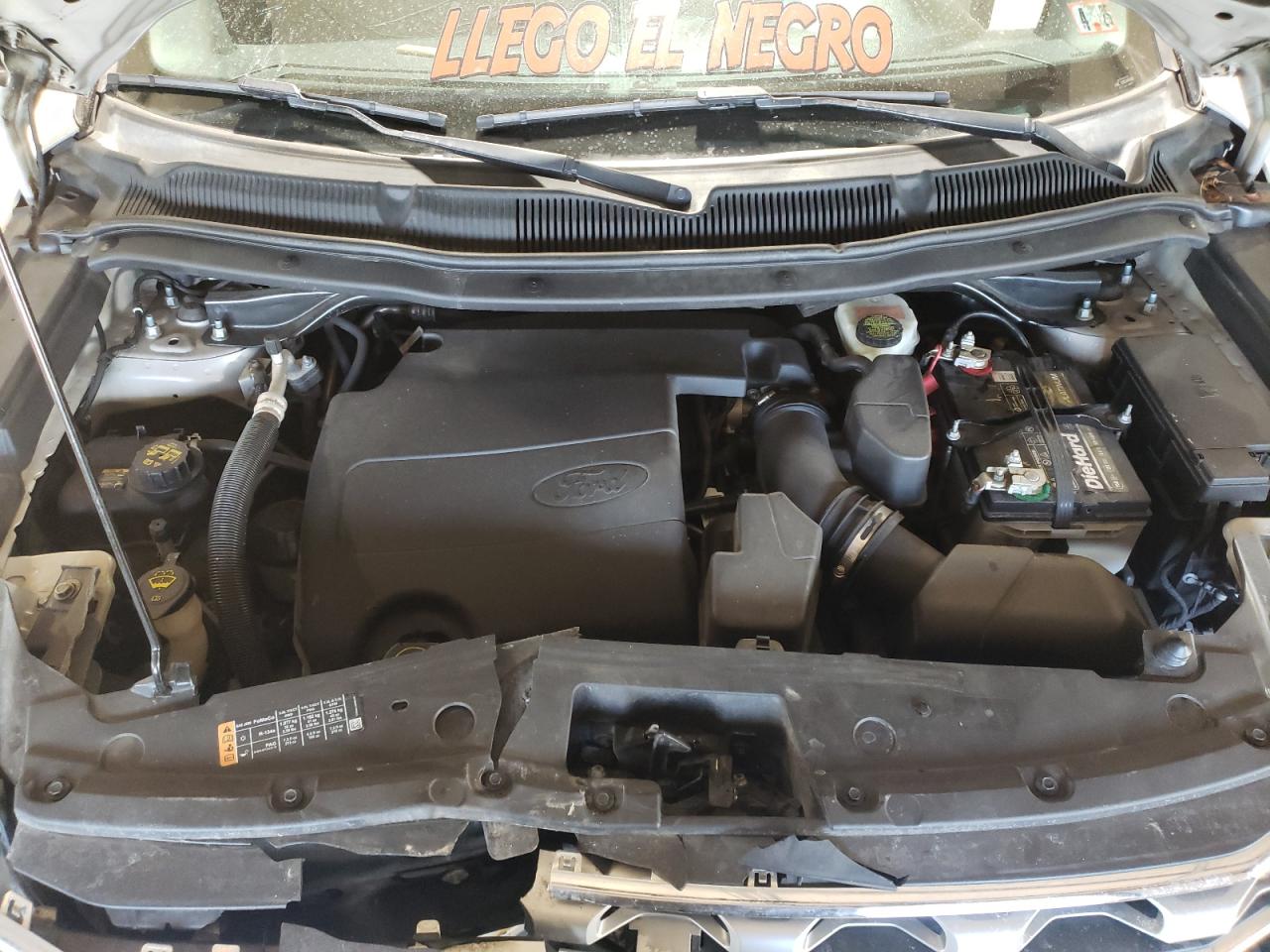 2016 Ford Explorer VIN 1FM5K8F82GGD04441 Copart auction photo, front end / side damage thumbnail 14