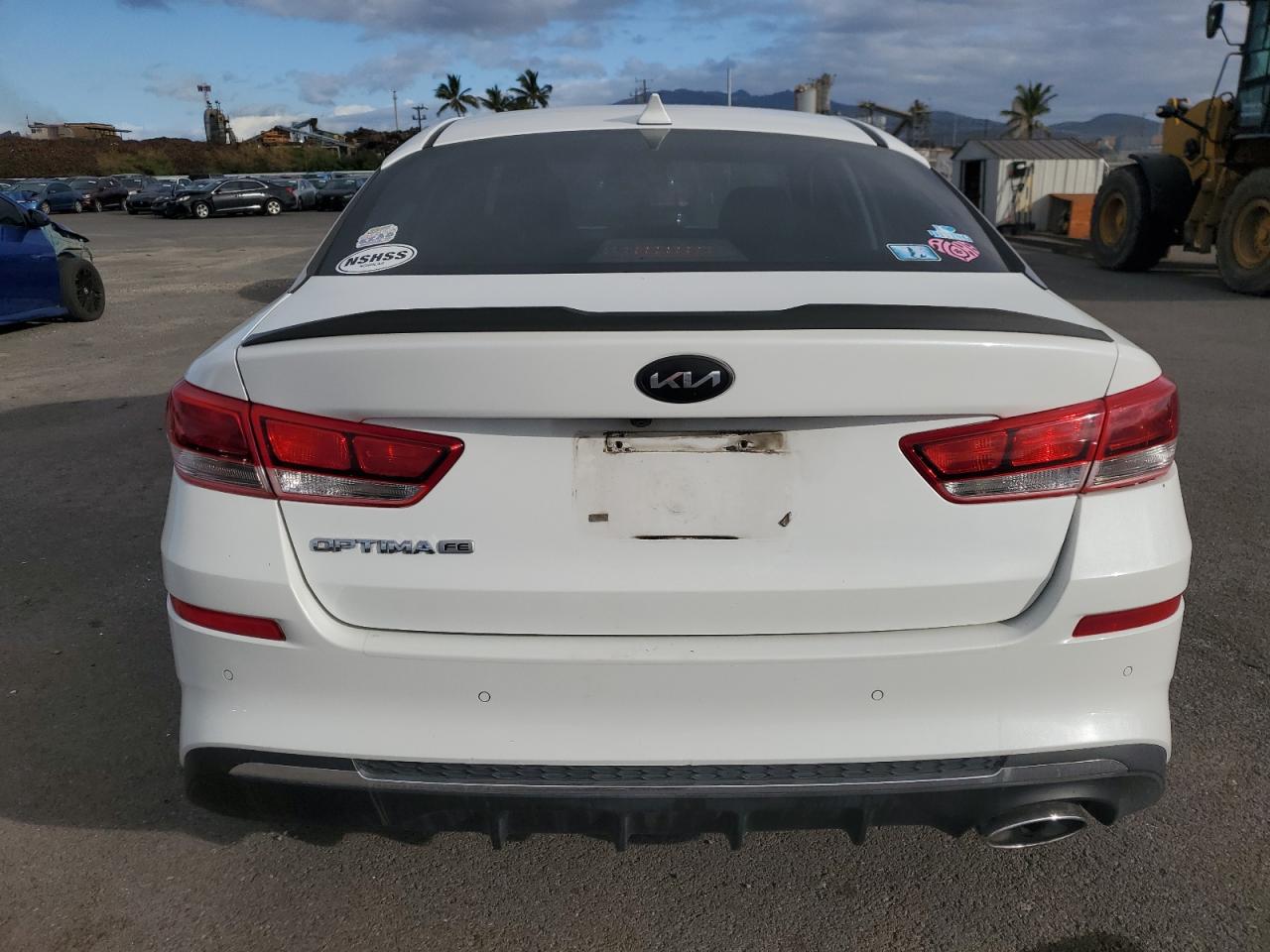 2019 KIA Optima VIN 5XXGT4L38KG293070 Copart auction photo, rear end / side damage thumbnail 6
