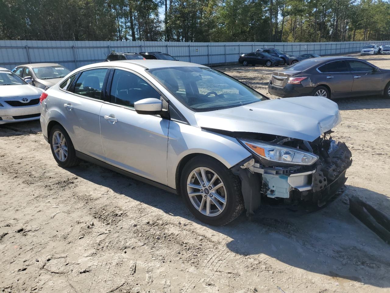 2018 Ford Focus VIN 1FADP3F2XJL252786 Copart auction photo, front end damage thumbnail 4