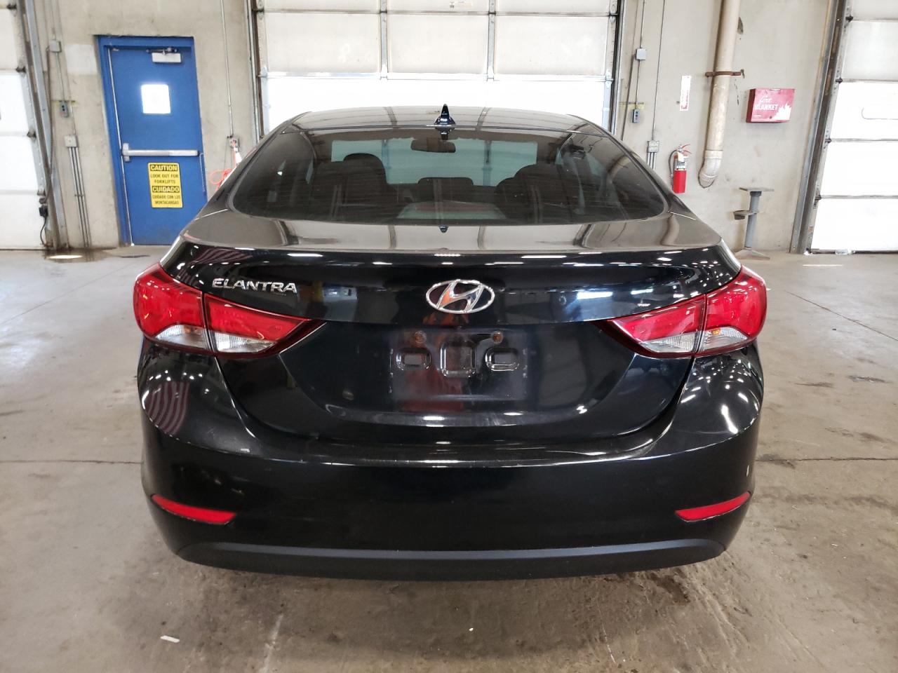 2014 Hyundai Elantra VIN 5NPDH4AE4EH531711 Copart auction photo, vandalism damage thumbnail 6