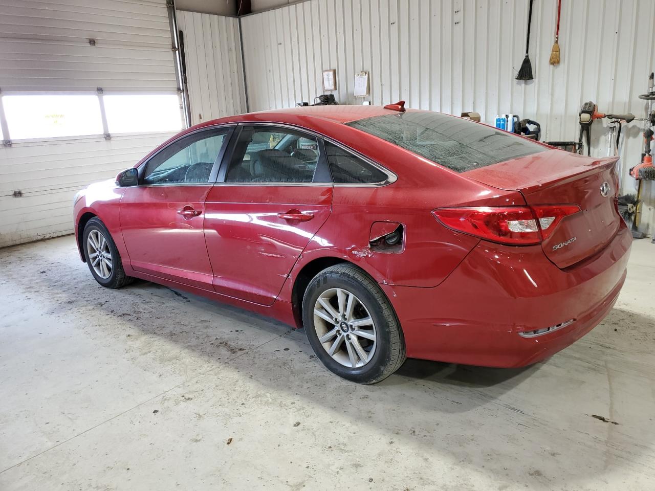 2017 Hyundai Sonata VIN 5NPE24AF2HH440973 Copart auction photo, front end / rear end damage thumbnail 2