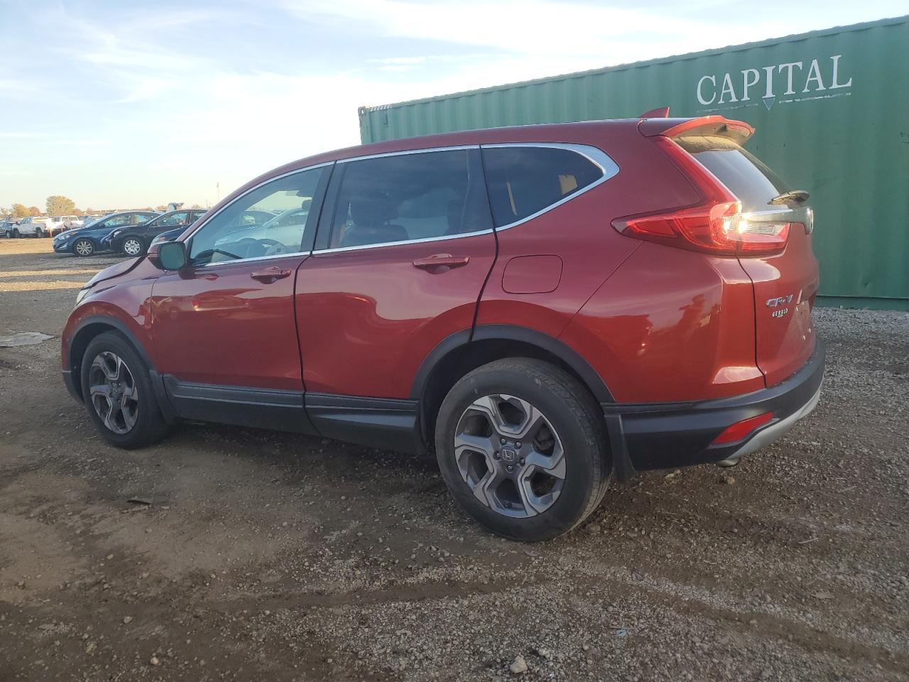 2017 Honda CR-V VIN 5J6RW2H50HL049009 Copart auction photo, front end / undercarriage damage thumbnail 2